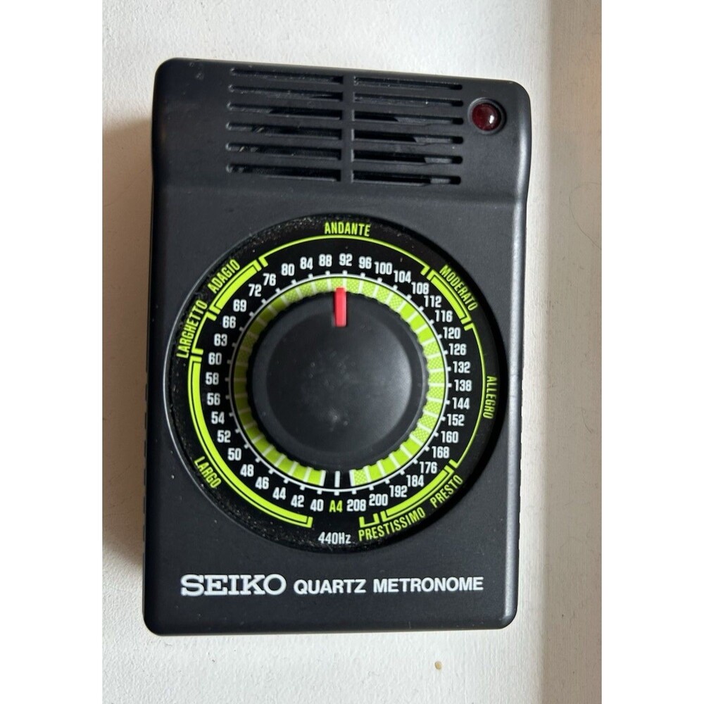 Seiko Quartz Metronome SQM-358  W/ Original Case  Vintage